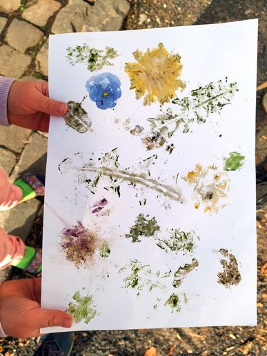 Experimentieren mit Farben